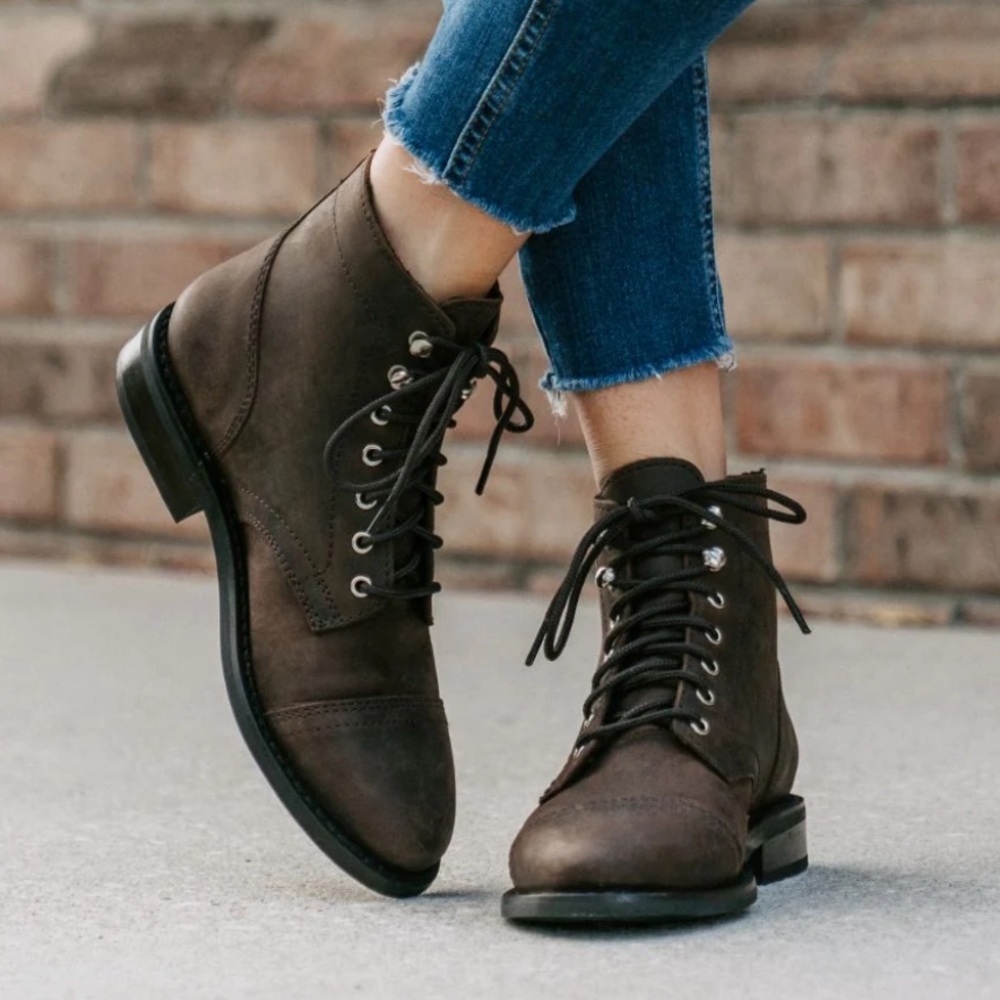 Thursday Boot Co - Captain combat boots in tobacco